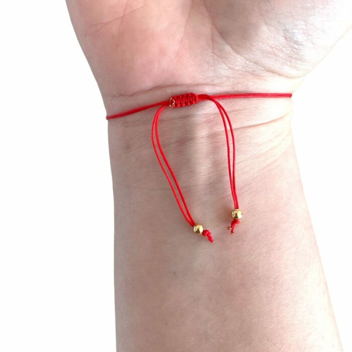 dos bracelet rouge