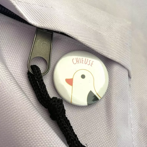 Badge chieuse sac