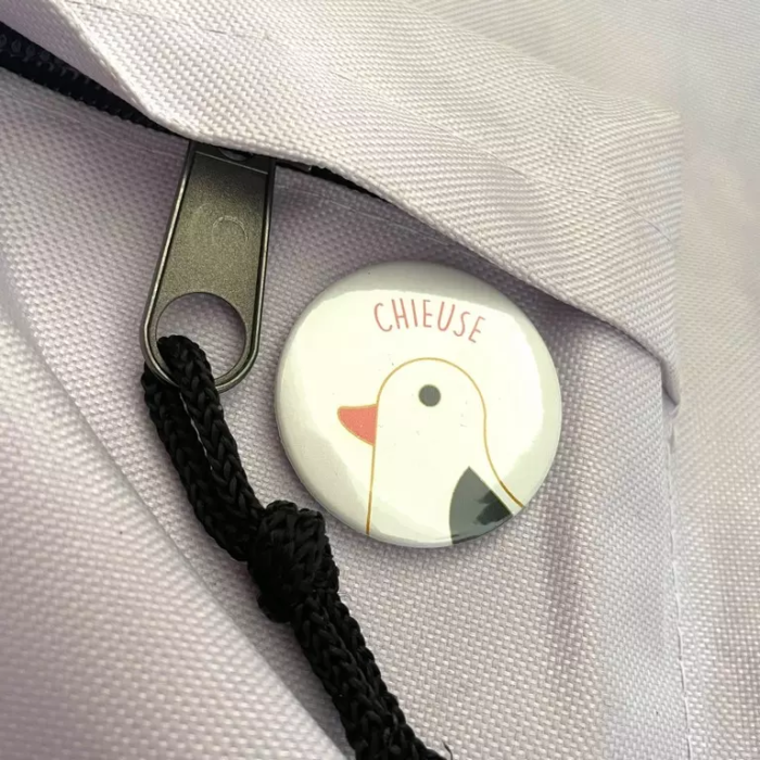 Badge chieuse sac