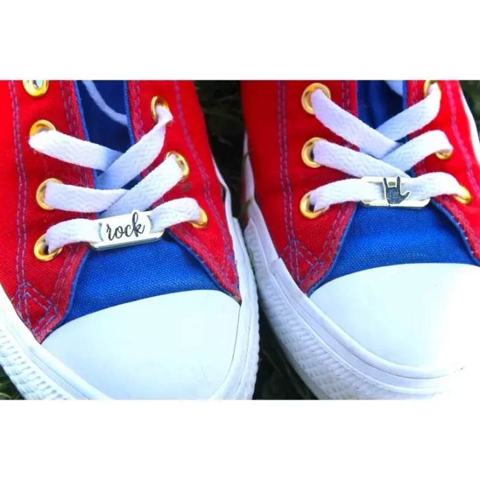 bijoux lacets rock paire