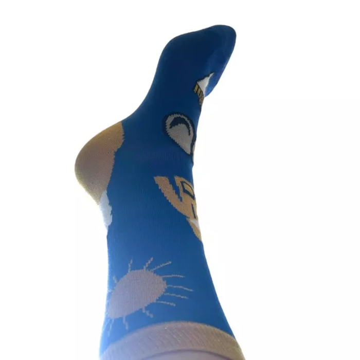 chaussettes moules frites côté droit