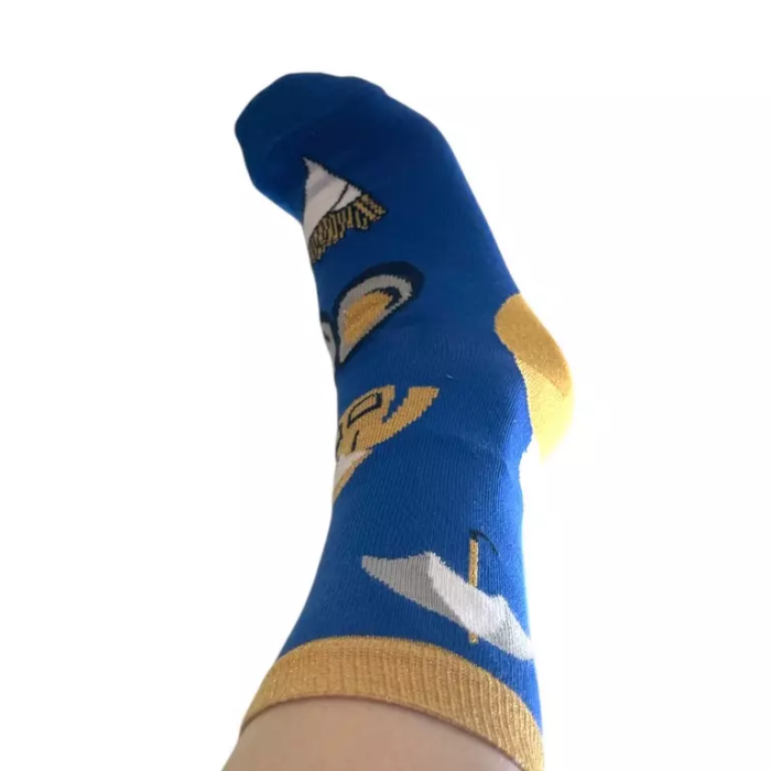 chaussettes moules frites côté gauche