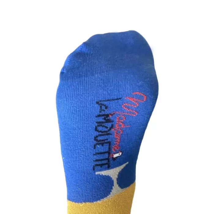 chaussettes moules frites en dessous
