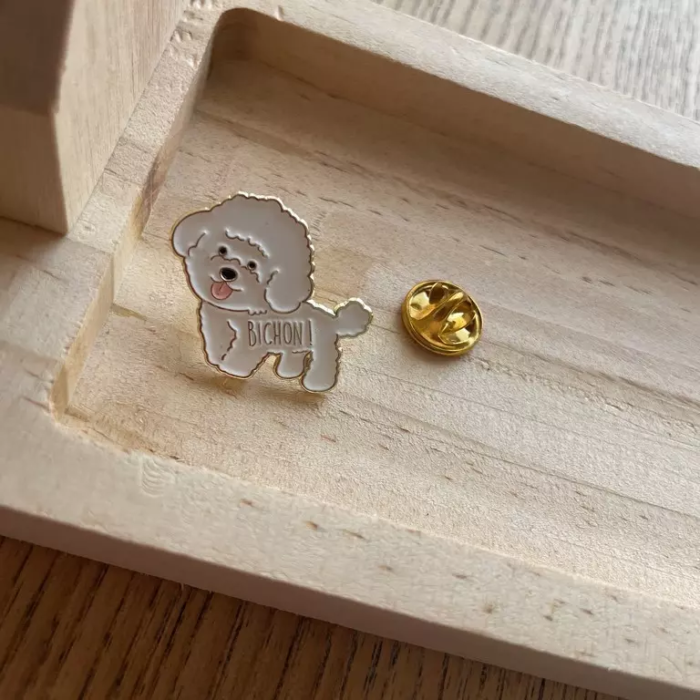 pin's bichon bois