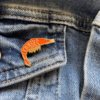 pin's crevette