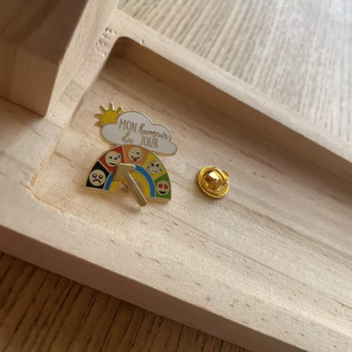 pin's humeur du jour bois
