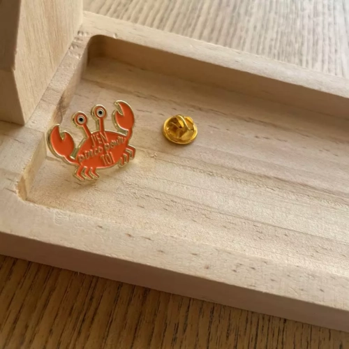 pin's j'en pince pour toi bois
