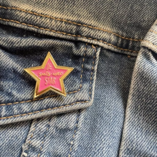 pin's je suis une star
