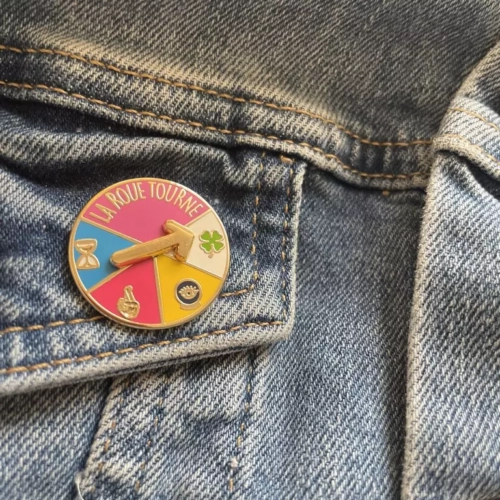 pin's la roue tourne