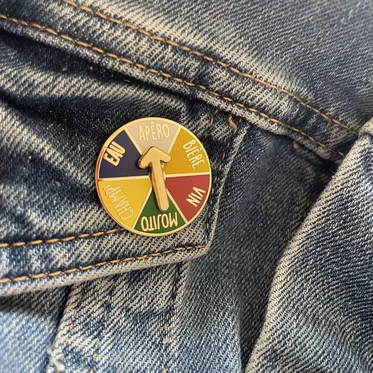 pin's roue de l'apéro