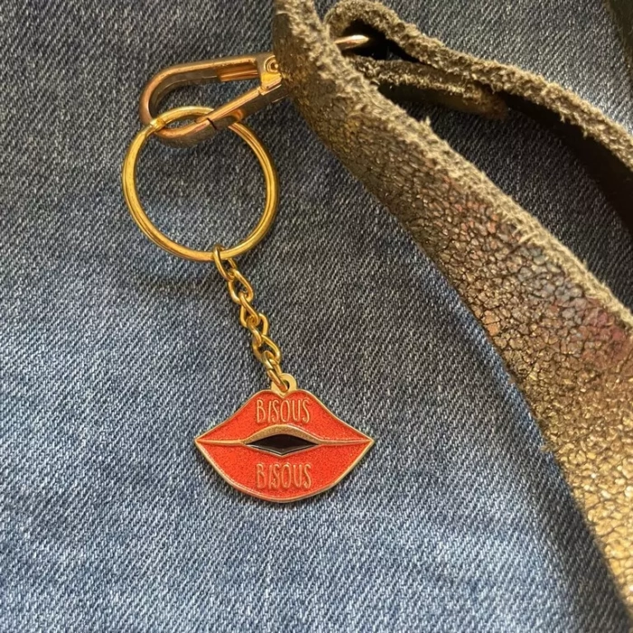porte-clés bisous bisous