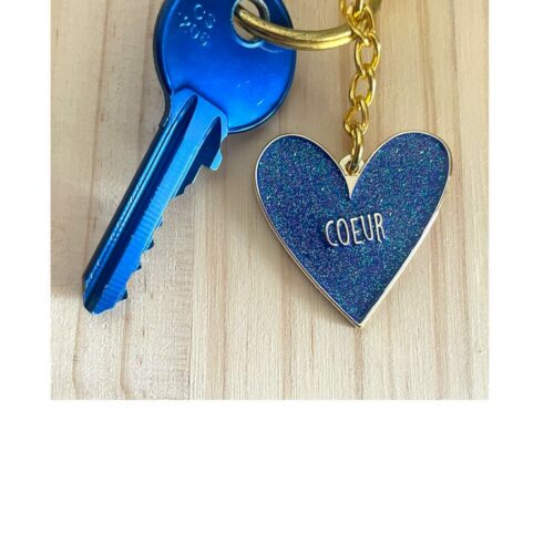 porte-cles-coeur-bleu-bois