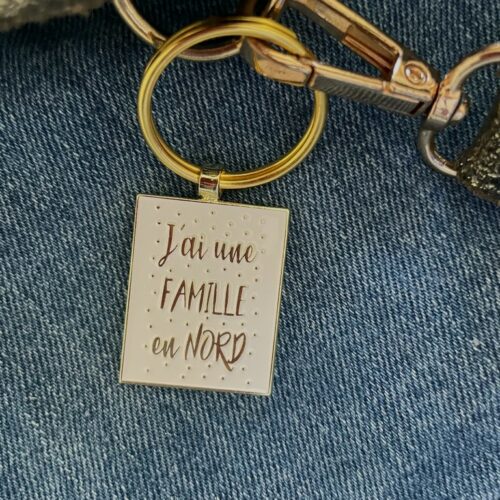 porte-clés famille en Nord jean