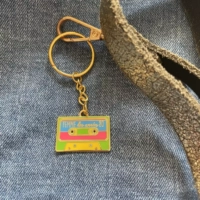 porte-clés femme des années 80