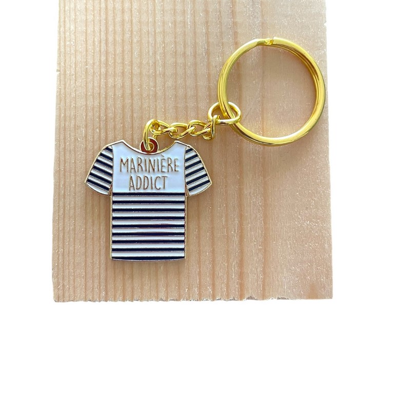 porte-clés marinière addict