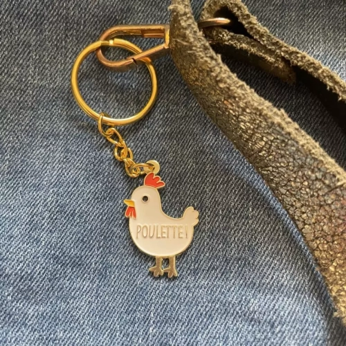 porte-clés poulette