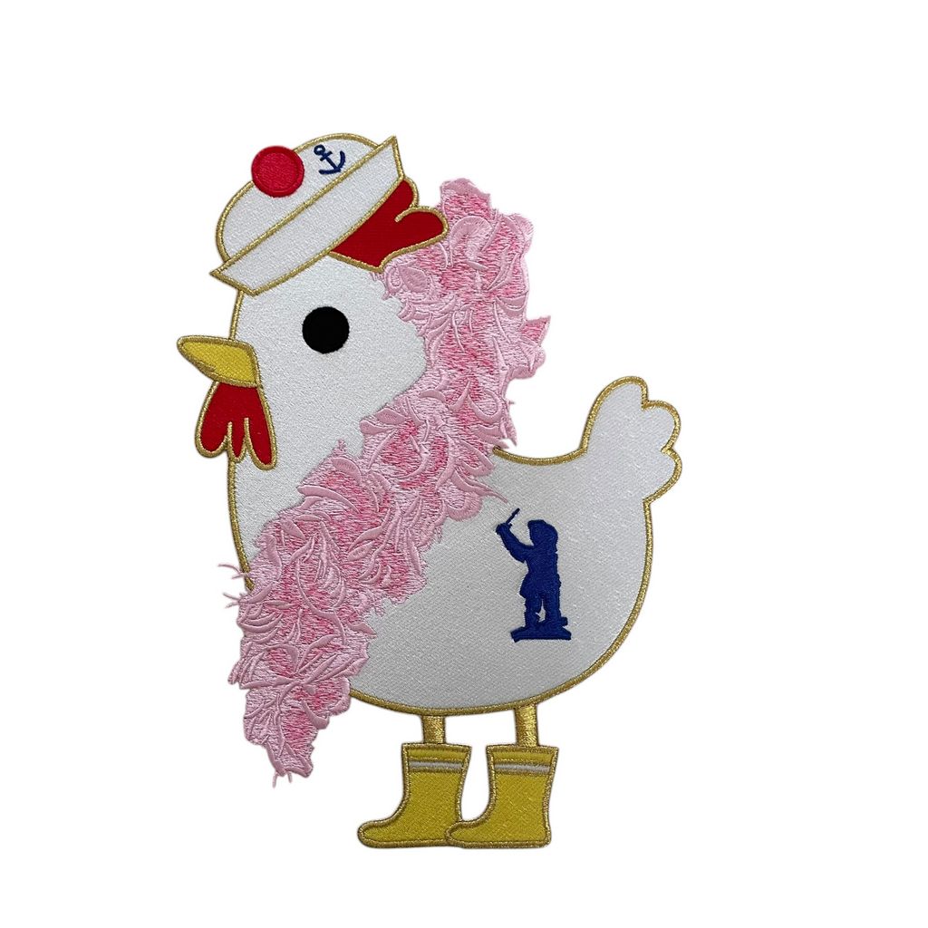Ecusson XL poulette carnavaleuse – Image 2